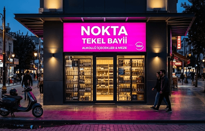 Fuşya (Pembe) Tekel Bayi Tabela! Yeni Dönem Başladı!